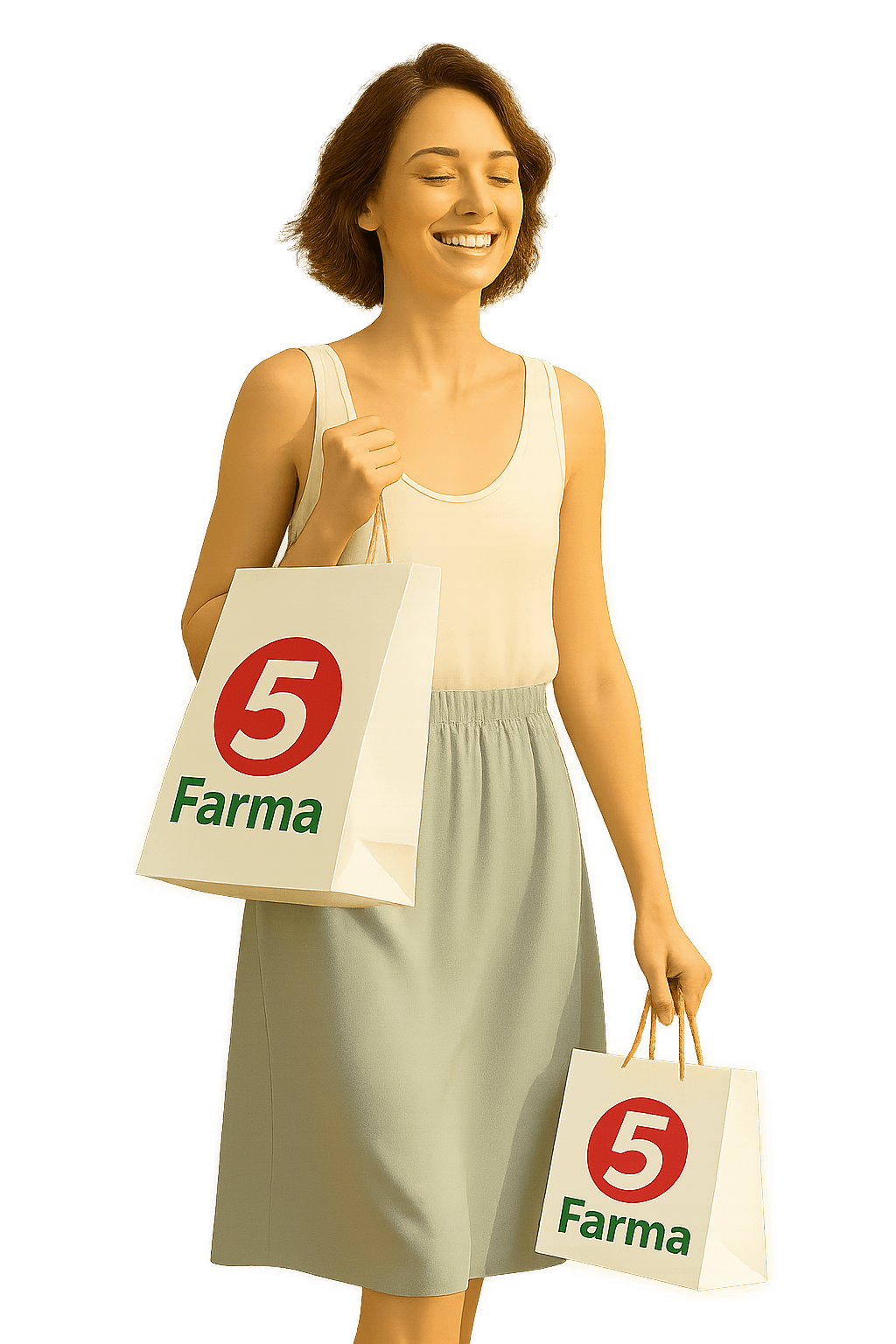 Personaje de ofertas de verano